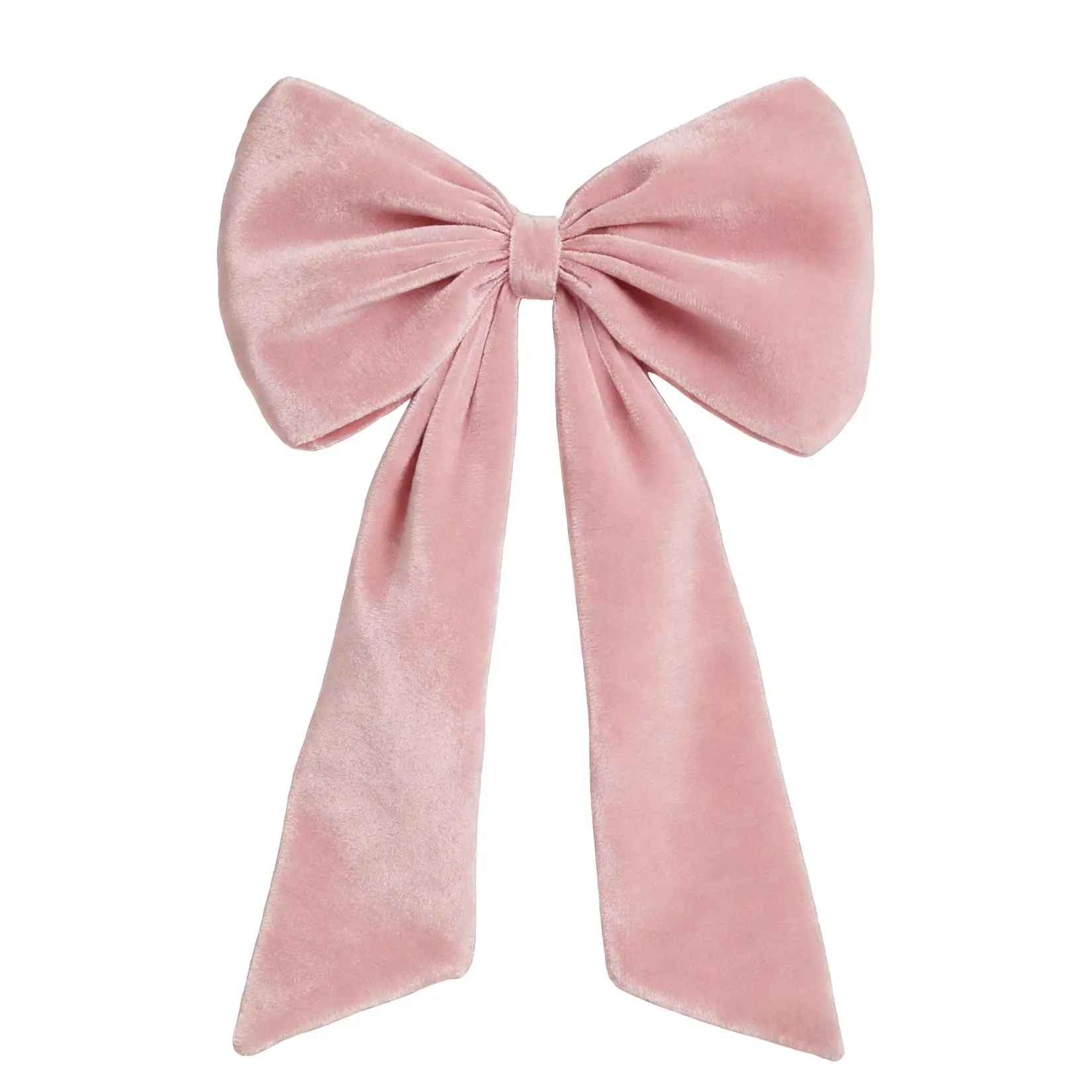40 x 24 Inch Giant Velvet Bow Decor, Oversized Pink and Black Ribbon Ornament, Large Wall‑Mounted Backdrop for Coquette‑themed Room, Girl Ballerina Bedroom, Birthday Party and Wedding Decoration