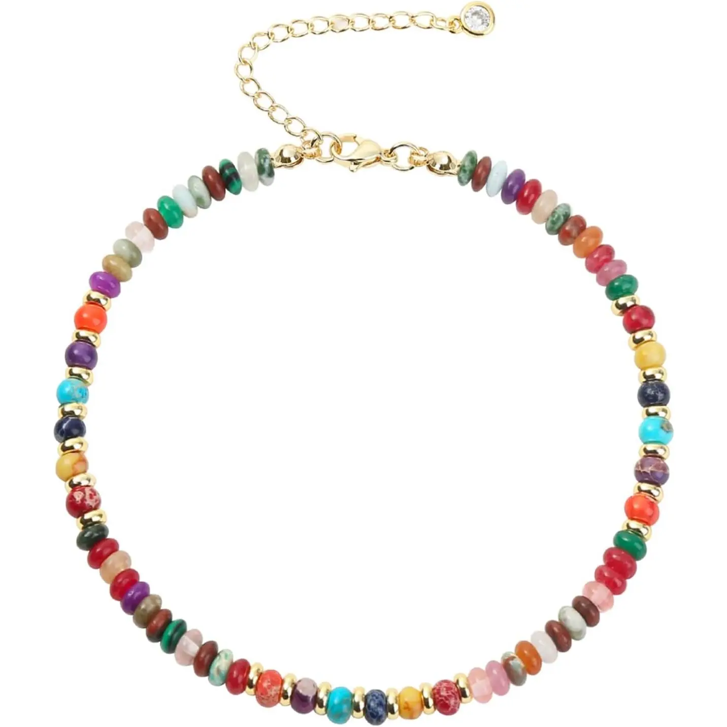 Stone Beaded Anklets Bracelets for Women  Beaded Anklet Bracelet  Boho Beads Ankle Bracelet Adjustable Summer