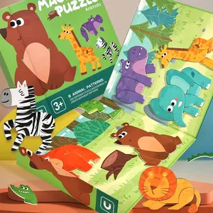 8-In-1 Magnetic 3D Puzzle for Kids Ages 3-6, Educational Magnet Toy for Boys and Girls, Brain Development Game for Children