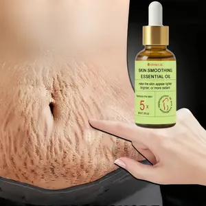 Smooth Abdominal Leg Striae Essential Oil, Deep Penetration Moisturizing, Gentle Non-Irritating, 30ML, Ideal for Legs, Buttocks, Arms, Face