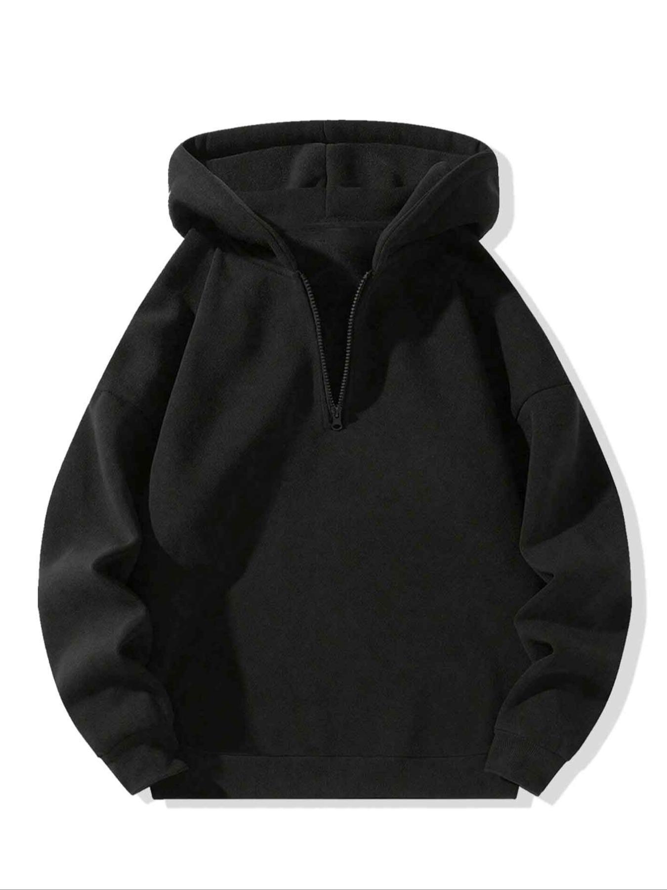 Women's Letter Print Drop Shoulder Hoodie, Fashion Casual Hooded Sweatshirt for Daily Holiday Outdoor Wear, Women Clothing for Fall & Winter, Casual Streetwear Sweatshirt