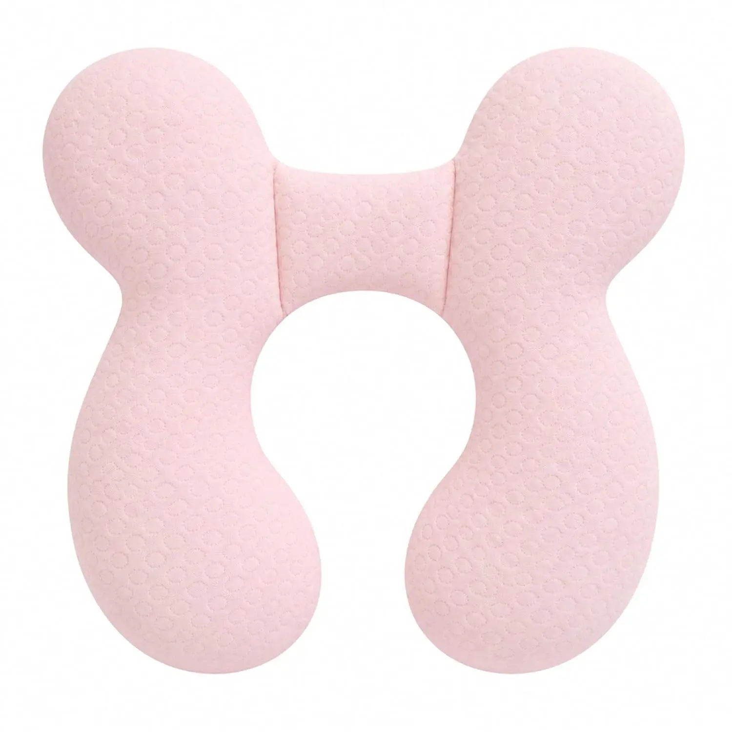 Upgraded Soft Cotton Baby Head Support Pillow for Newborn & Toddler - Travel Pillow for Car Seats and Strollers, PinkGift