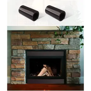 Fireplace Cover(36''L x 6''W) - Pack of 2 Magnetic Fireplace Covers Keep Drafts Out-Draft Stopper - Draft Blocker for Fireplace, Block Cold Air from Fireplace Vent 36''Lx6''W