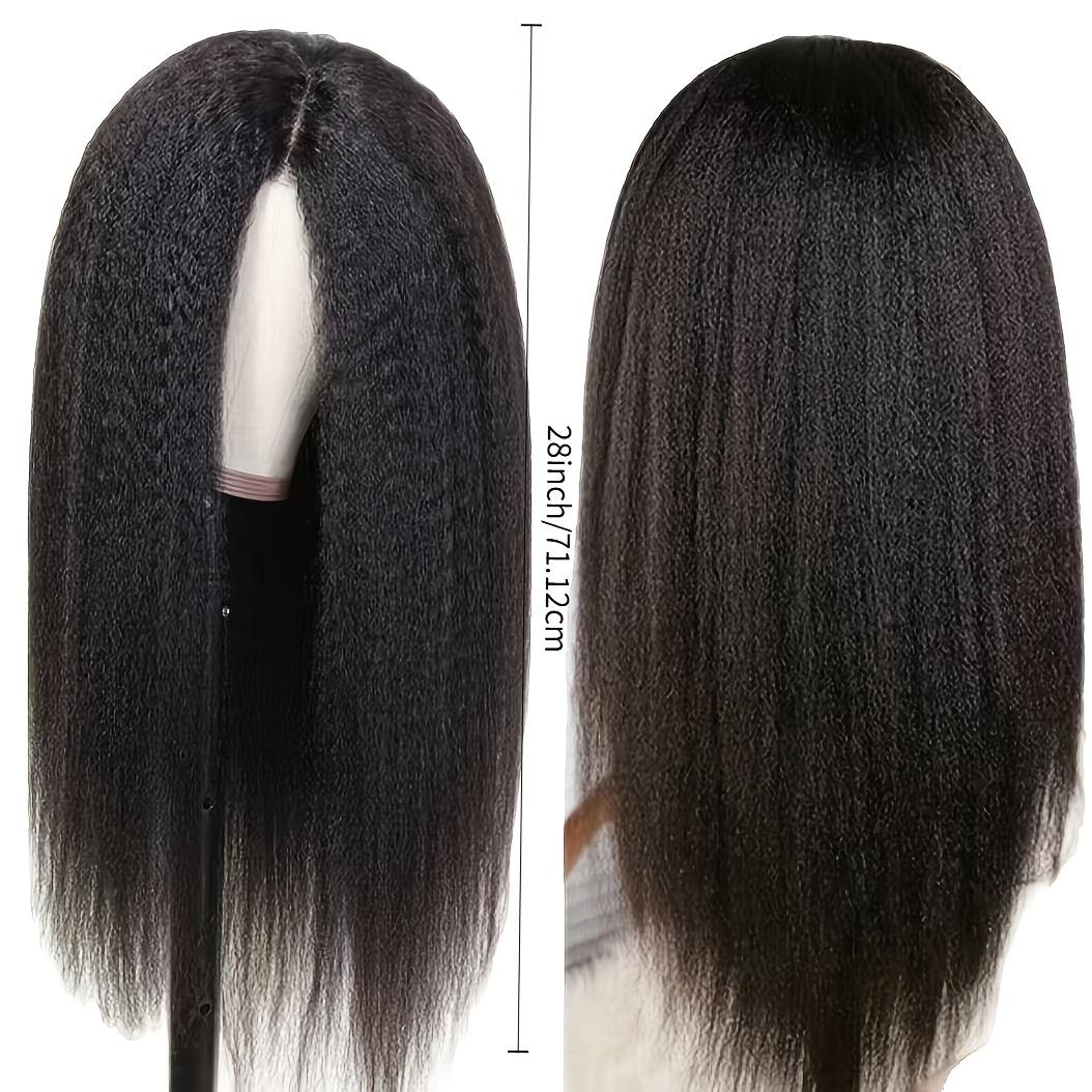 13*4 Lace Women's Elegant Long Curly Wig| Slightly Curled Deep Waves, High-Temperature Fiber, Suitable for Cosplay, Parties, Stage Performances, Music Festivals, Carnivals, St. Patrick's Day, Back-to-School Season, Valentine's Day