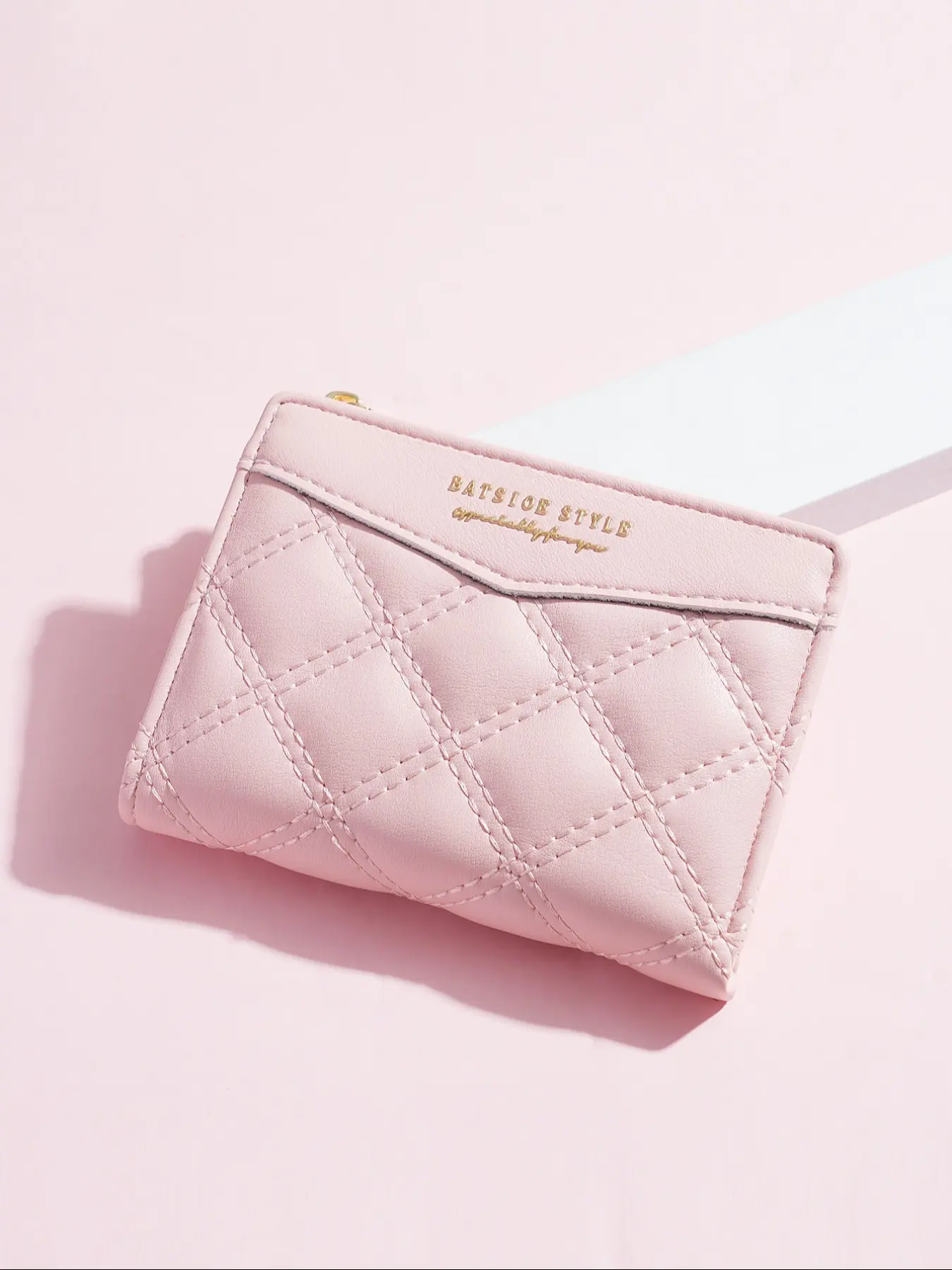 Women's Quilted Zipper Short Wallet, Casual Versatile Coin Purse, Trendy All-match Short Wallet for Daily Use