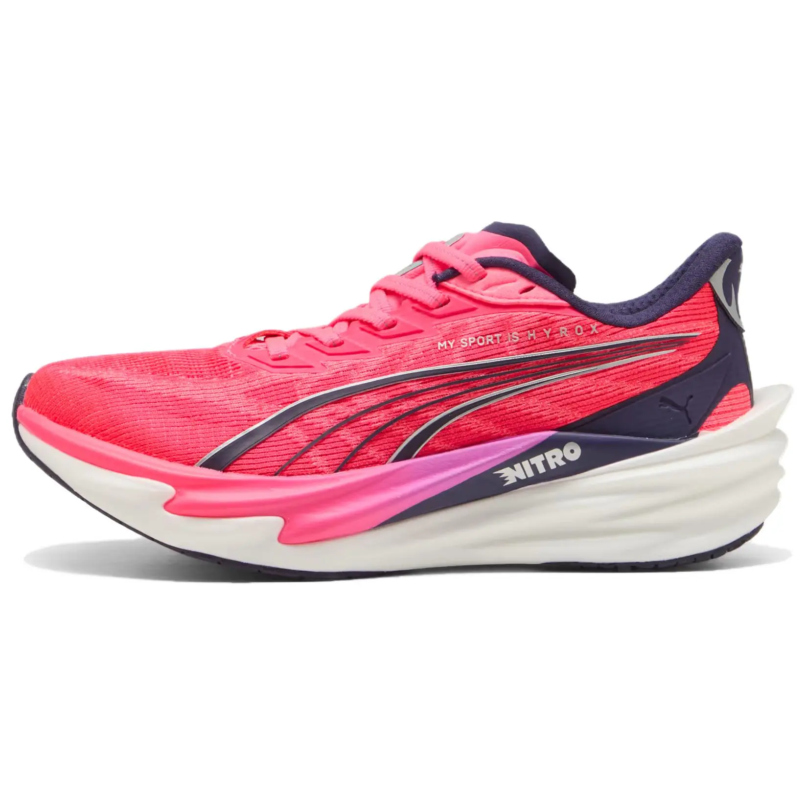 PUMA Hyrox X  Deviate Nitro 4 Comfortable Lightweight Non-Slip Breathable Rebound Running Shoes 312905-01