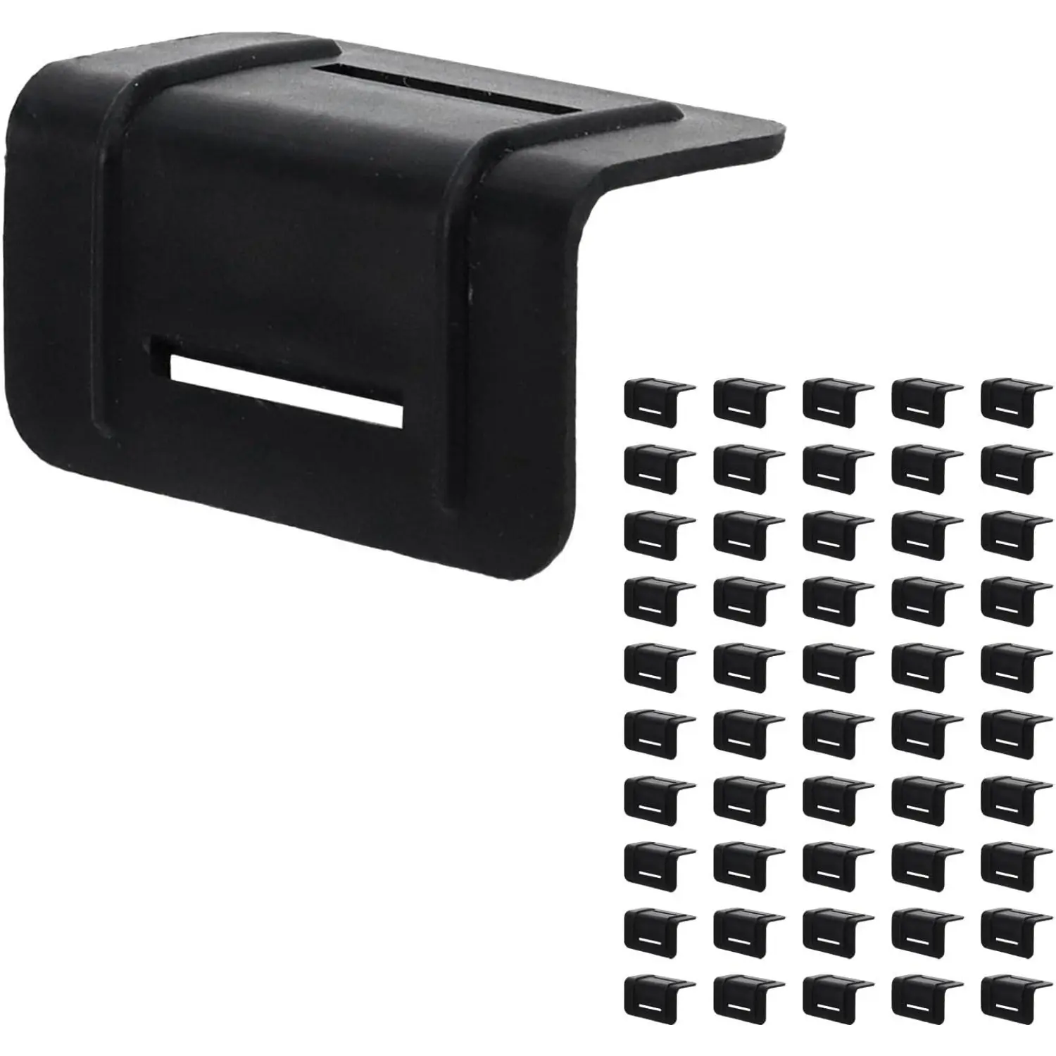 Tie Down Edge Protectors Small, 50Pcs Plastic Corner Protectors Pallet Protector Corners Guard Cargo Strap Protectors Edge Protectors Flatbed