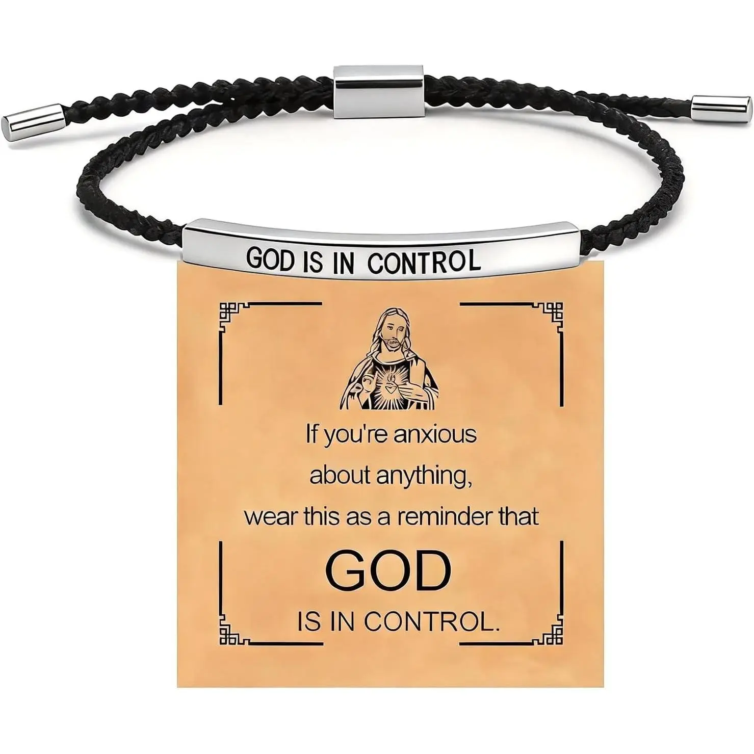 Dont Let The Hard Days Win Bracelet Remember Who The F You are Bracelet God is in Control Bracelets Let Them Bracelets Just Breathe  Gifts