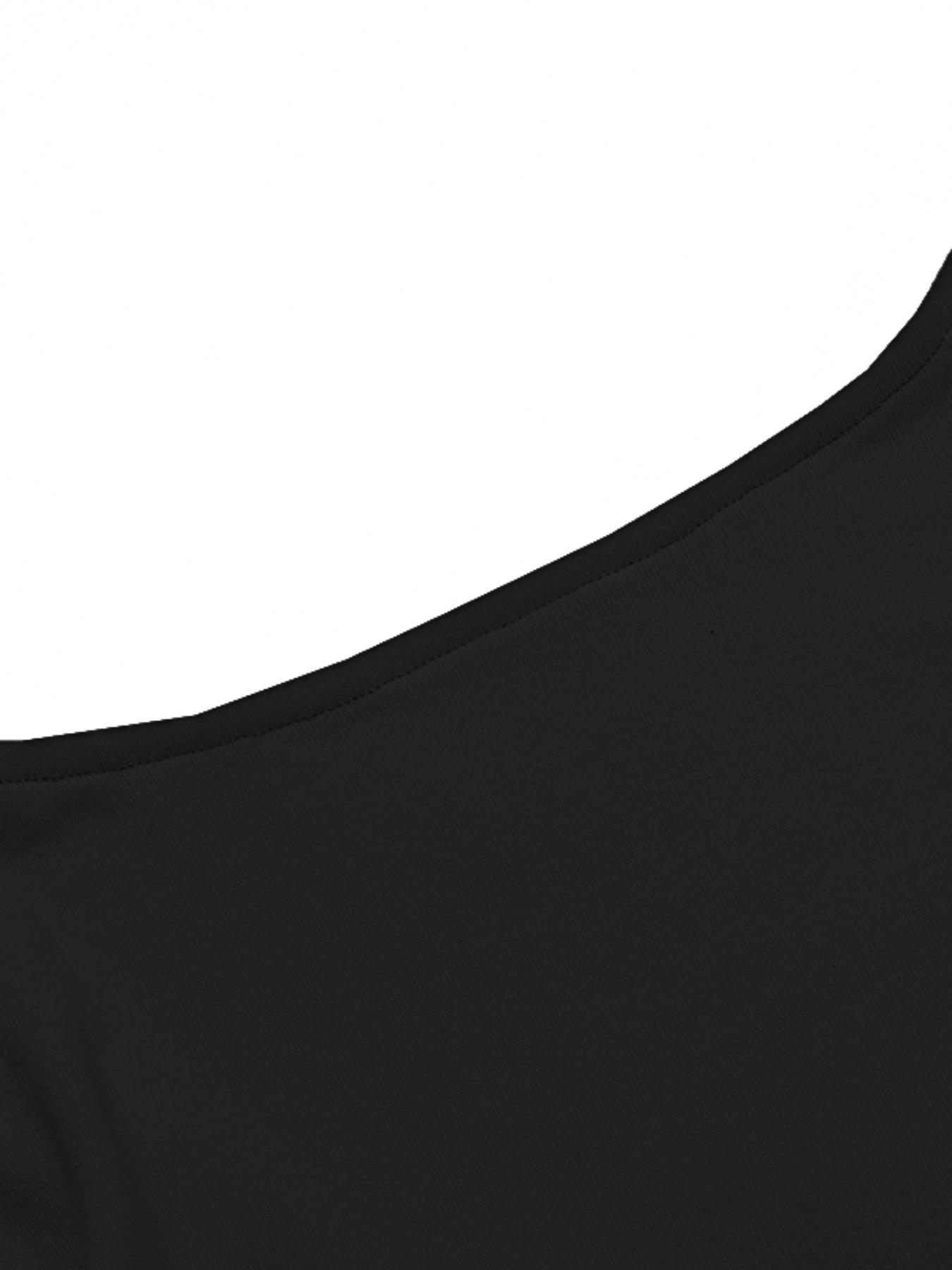 Women's Plain V-Neck Wrap Tee, Elegant Casual Long Sleeve T-shirt for Daily Outdoor Wear, Women's Clothing for Fall & Winter