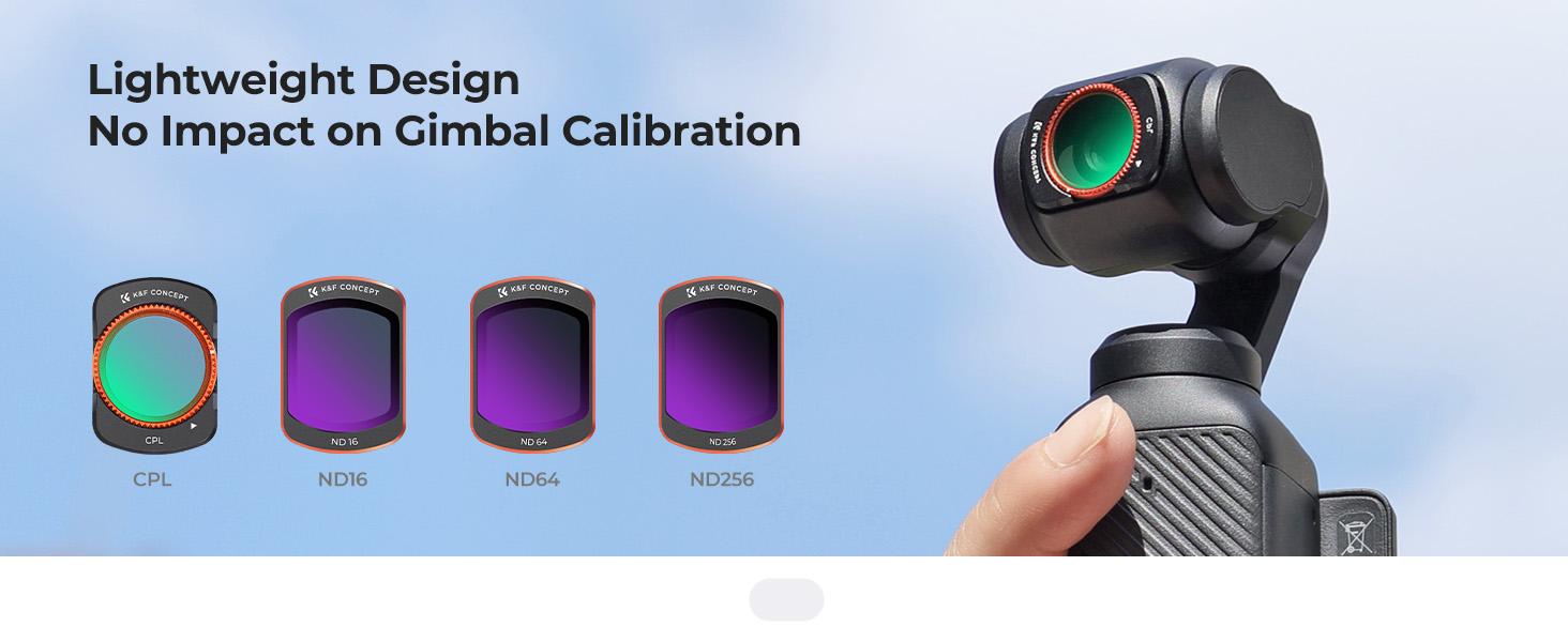 K&F Concept K-Series CPL ND Filter Kit Compatible with DJI OSMO Pocket 3 Creator Combo Accessories, CPL ND16 ND64 ND256 Magnetic Action Camera Neutral Density Polarising Filters HD Optical Glass K&F Concept K-Series CPL ND Filter Kit Compatible with DJI OSMO Pocket 3 Creator Combo Accessories, CPL ND16 ND64 ND256 Magnetic Action Camera Neutral Density Polarising Filters HD Optical Glass