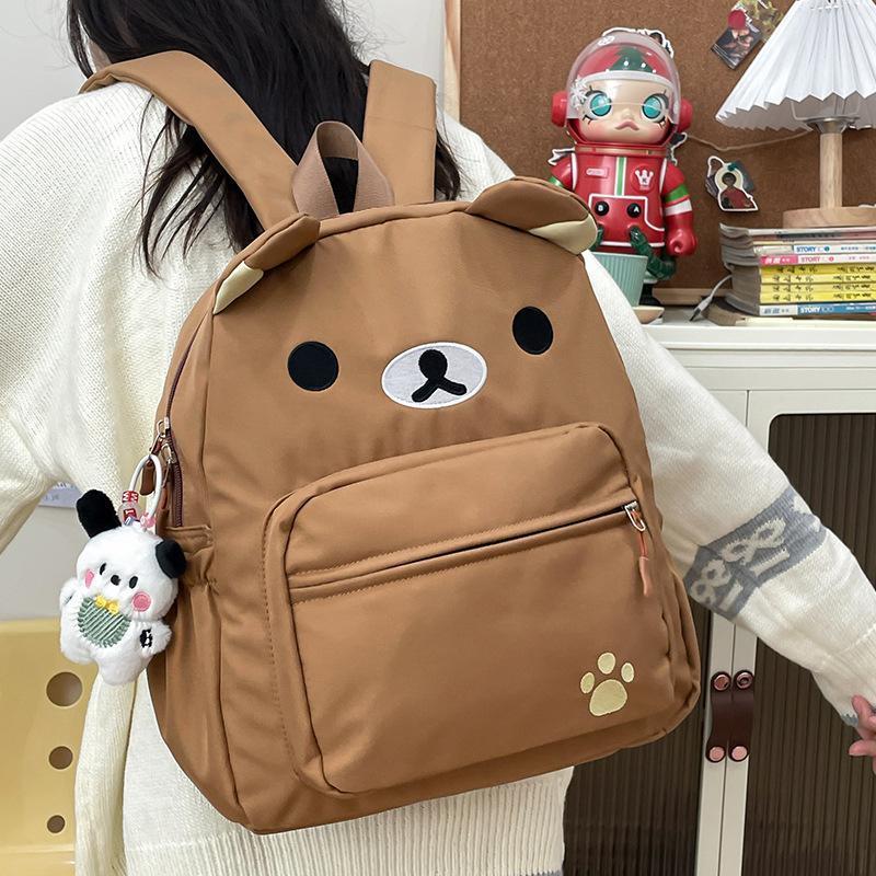 Rilakkuma Backpack Women Anime Relax Bear Student School Bags Girls Boys Outdoor Sport Travel Fashion Rucksack Gift Hot Sales