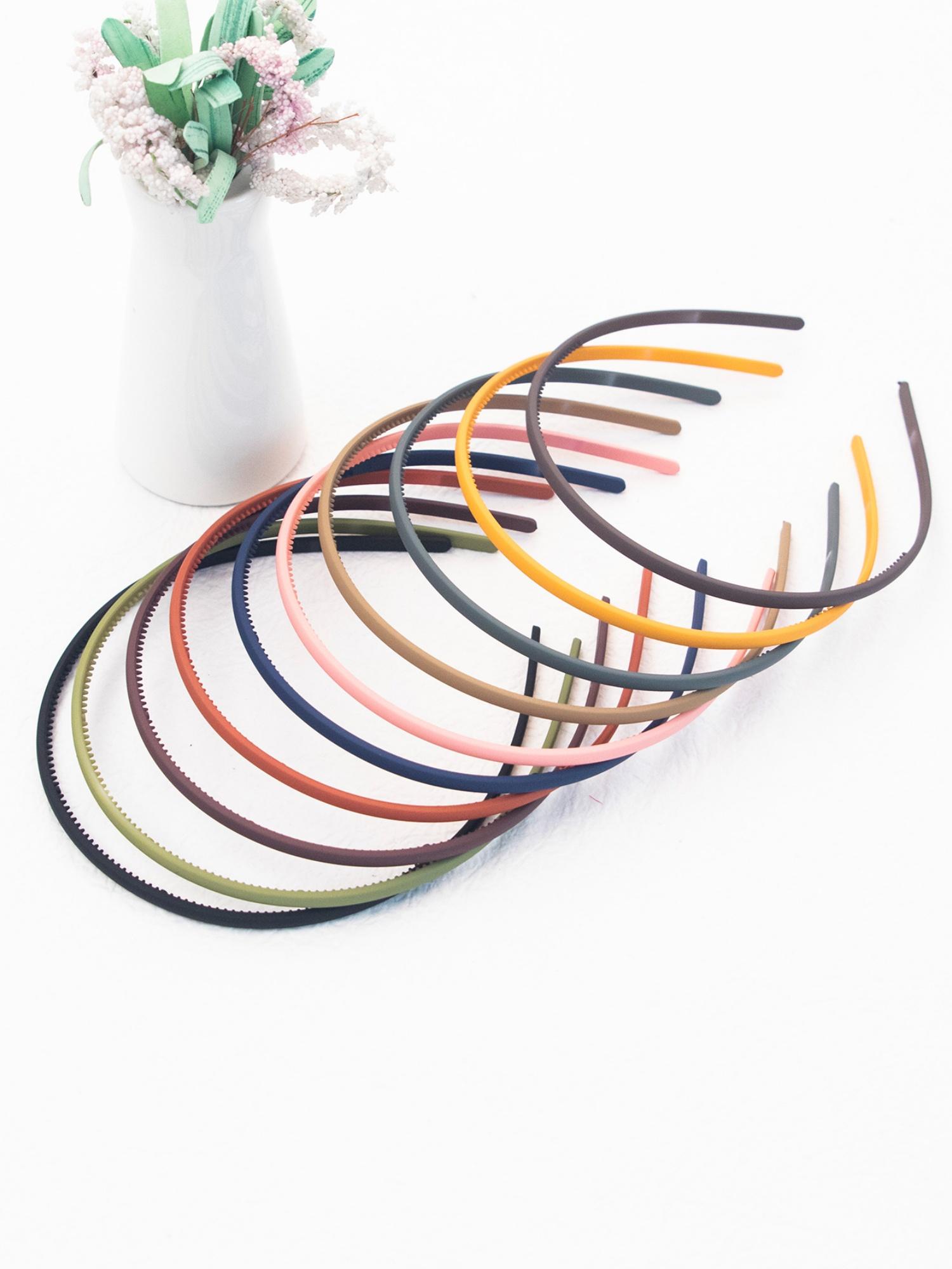 Solid Color Matte Hair Hoop, Fashionable Hair Accessories for Women & Girls, Minimalist Headwear Suitable for Thick Hair