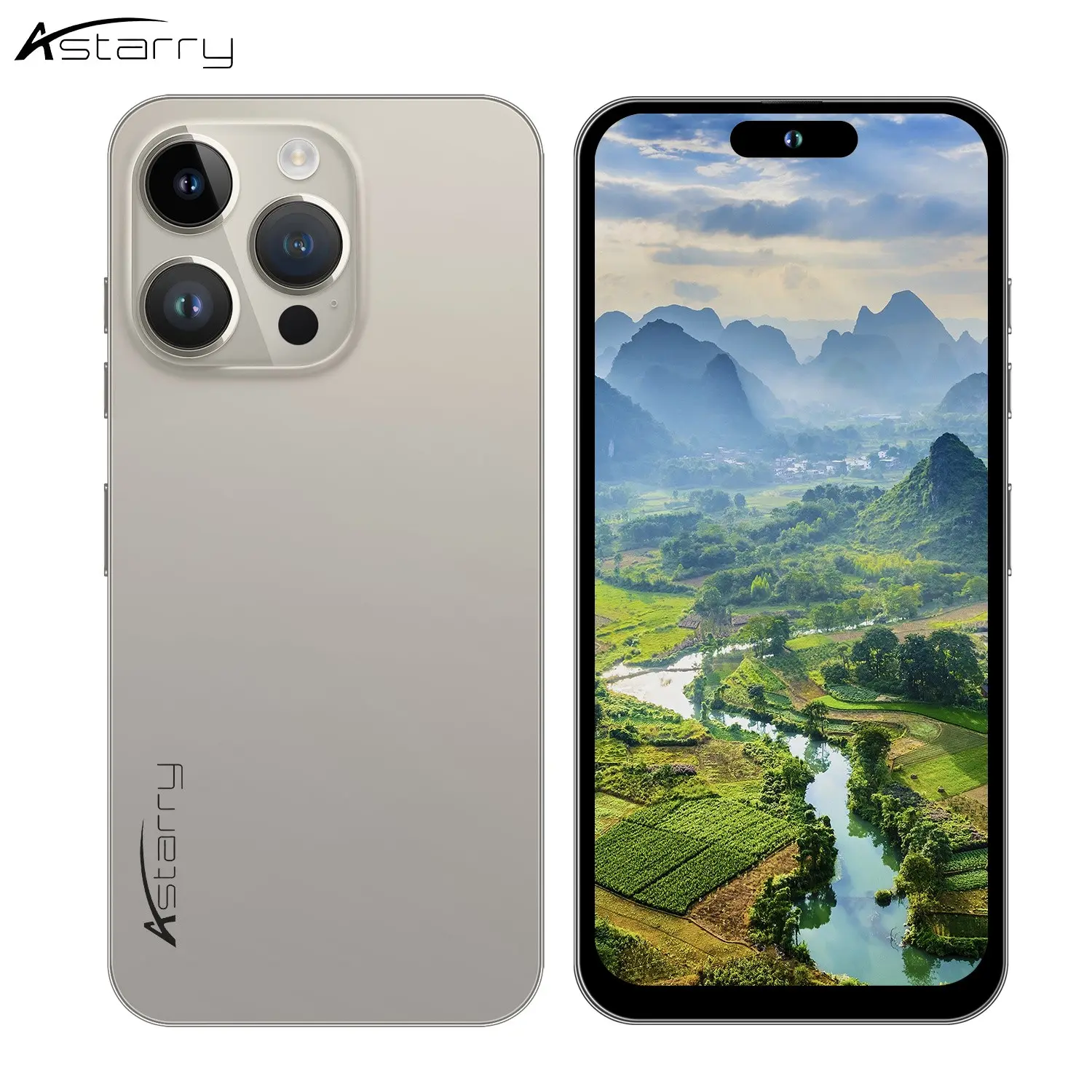 Astarry 16 Pro Max Smartphone, Cellphone, 6.56 Inch Large Screen, Dual Sim, 500m+1300m Camera, 3gb+64GB, 4100mah Battery, Global 4g, Student Preferred