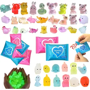 100 Pcs Blind Bags Mini Resin Mystery Bags: Glow in the Dark Favors Blind Bag, Resin Figures DIY Crafts Fairy Decor Collectors Stocking Stuffers Kids Surprises