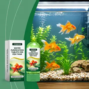 Fish Tank Water Purification Tablets – Aquarium Water Clarifier, Removes Odor & Cloudy Water, Safe for Goldfish & Tropical Fish, 35 Tablets