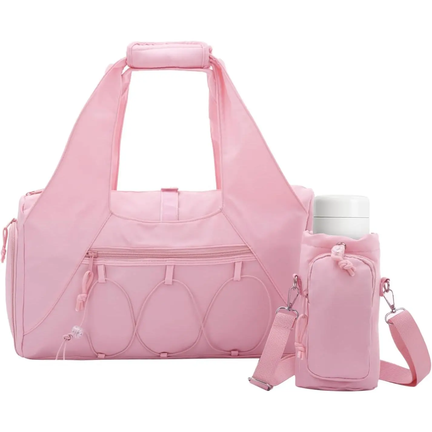 Gym Bag for Women Sports Duffel Bag Lightweight Yoga Tote Travel Carry Handbag with Shoes Compartment