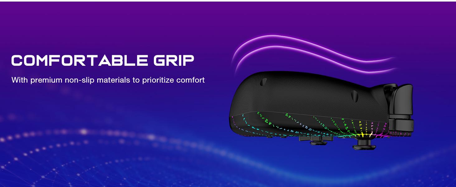 Pro Controller for Switch/OLED,One-Piece Switch Joycon Grip with Hall Effect Joystick,Switch Controller for Handheld with Turbo/Programmable/6-Axis/Vibration/4 Games Card Slot