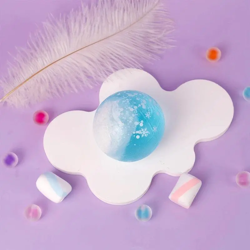 Pawtoto Thick Silicone Iceberg Clay Ball Sensory Toy, Stress Relief Toy,Fidget Toy, Creative Activity Gift for Teens & Adults