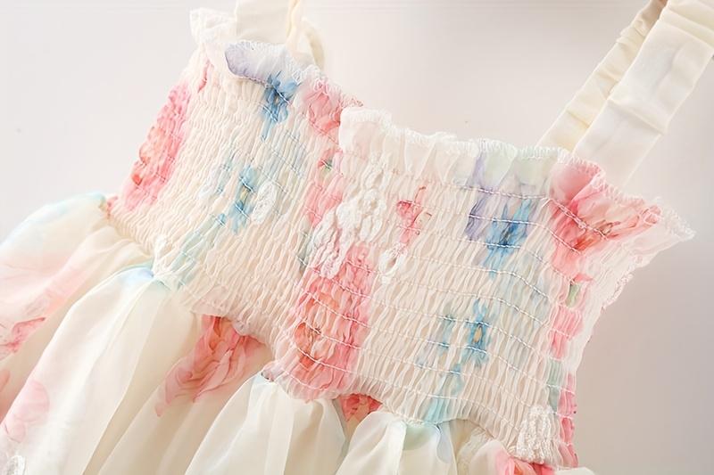 Summer Fairy Dress for Baby Girls with 3D Butterfly Wings, Perfect for Sweet Birthday Parties And Evening Events, Stylish Princess Gown for Girls Aged 0-3