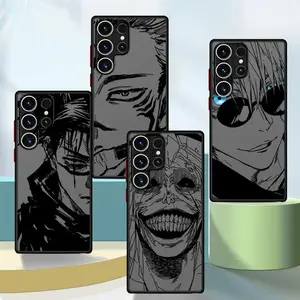 Anime Jujutsu Kaisen Sukuna Soft-Edge Smartphone Casing, Protective Handheld Cellphone Case for Samsung Galaxy S26 S25 S24 S23 S22 S21 A12 A13 A14 A15 A16 A25 A35 A52 A54Plus Ultra FE Devices