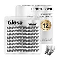 Glosa One-length 12mm [lash clusters only]