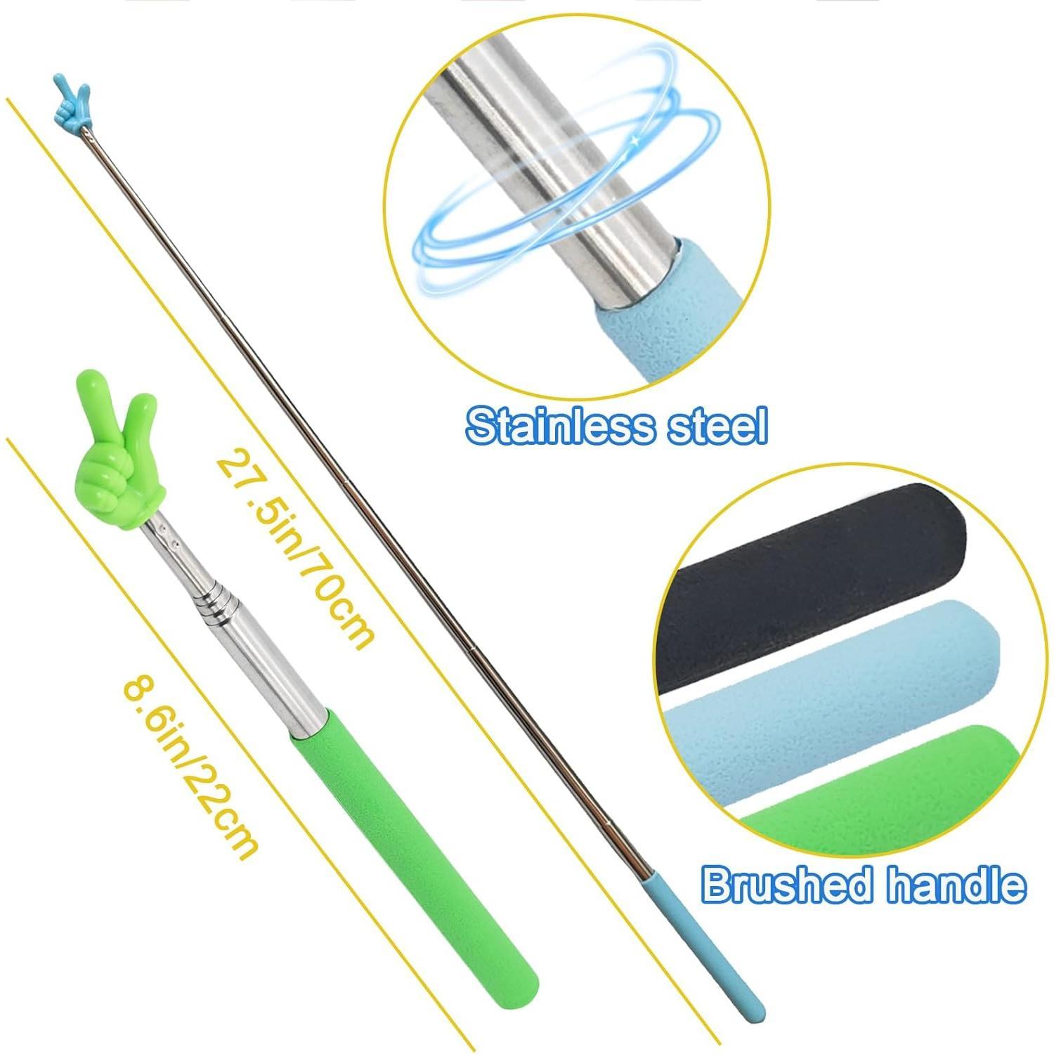 5 count Pointer Stick For Classroom - Multipurpose Teacher Pointer Stick, Extendable Classroom Pointer And Finger Pointer Stick, Engaging Colors - Classroom Essentials For Effective Presentations