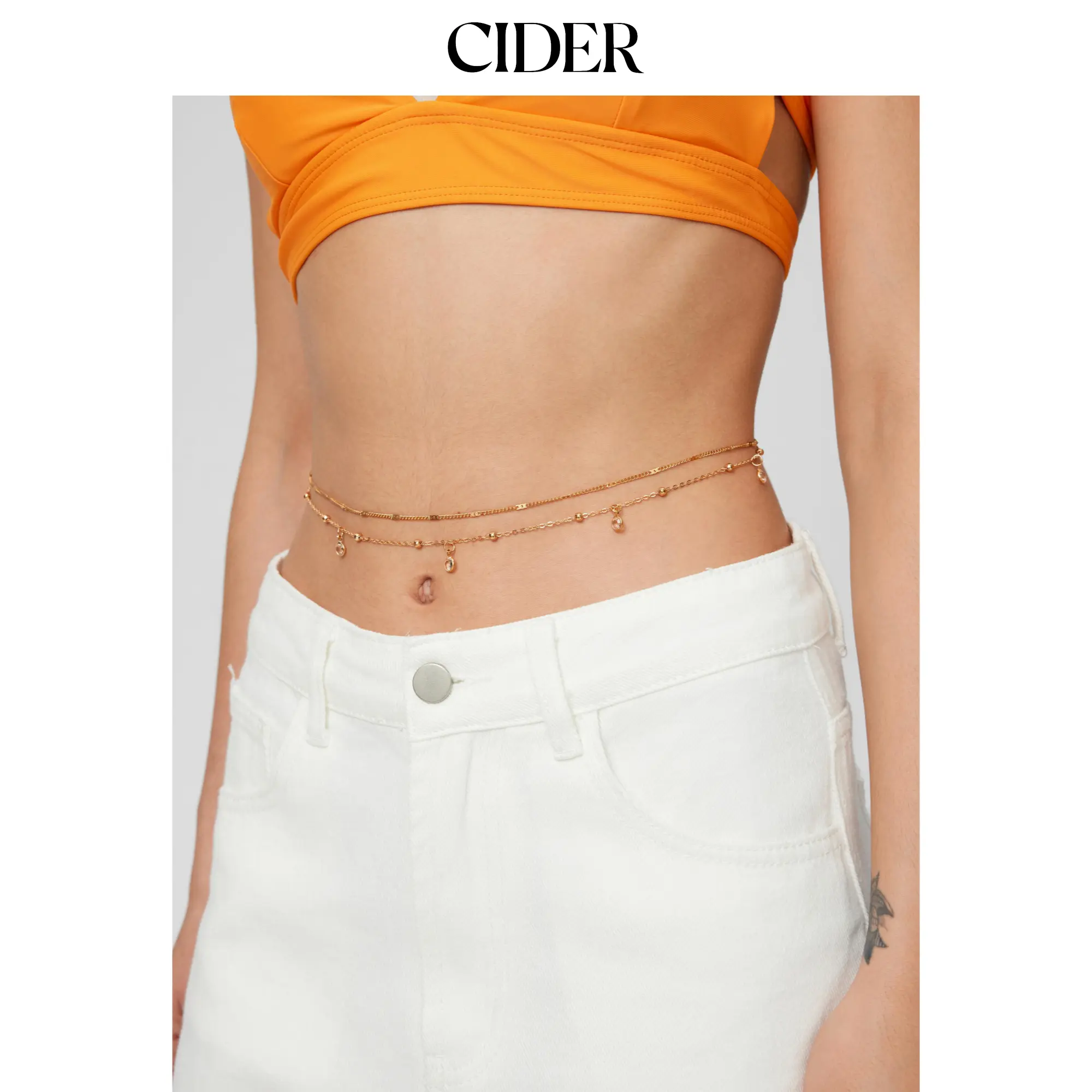 Cider [one-size] RHINESTONE WAIST CHAIN SummerWins SummerFinds