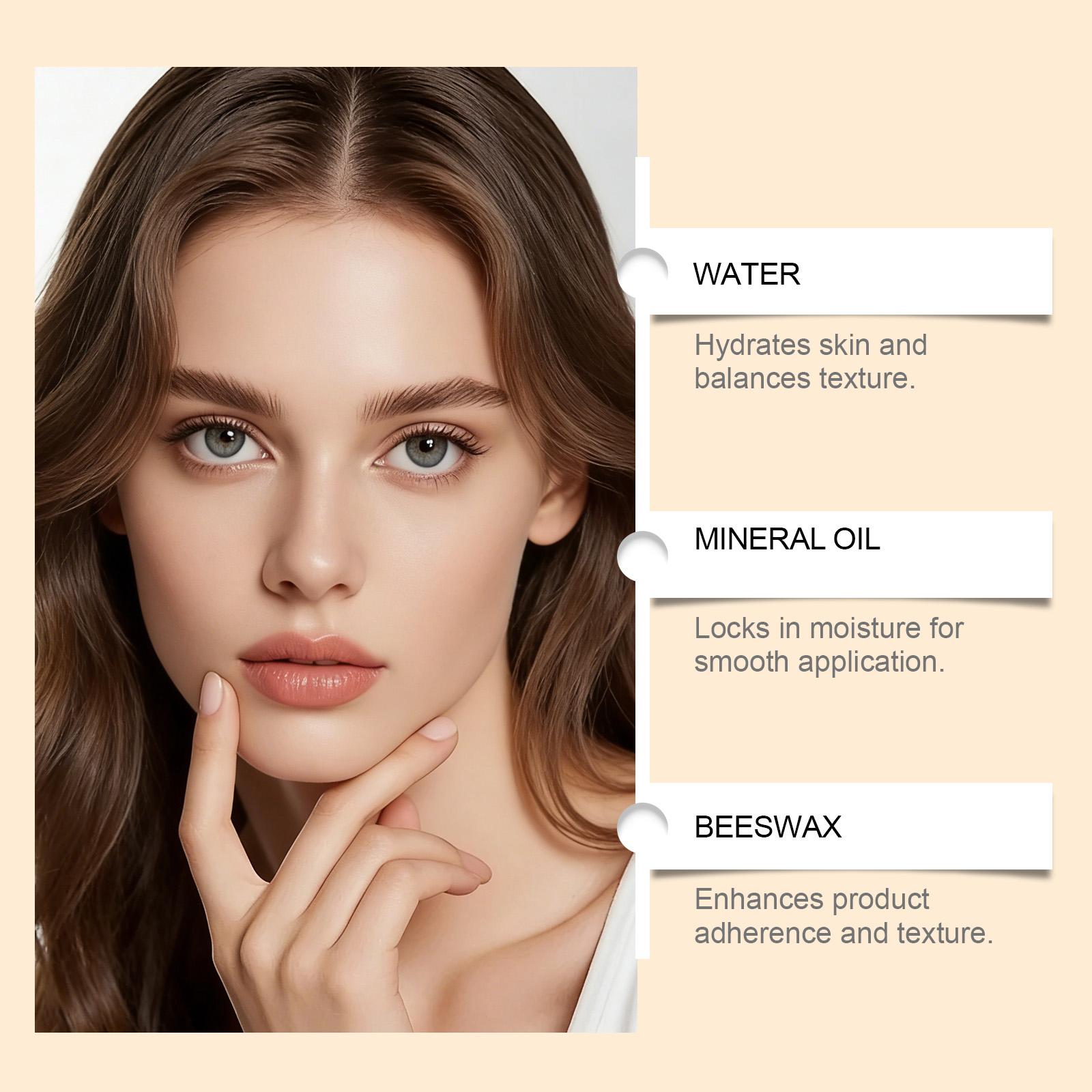 Medium Tone Soft Mist Gradient Concealer, Natural Lightweight Long-Lasting Coverage, Perfect for Daily Use, Ideal for All Skin Types