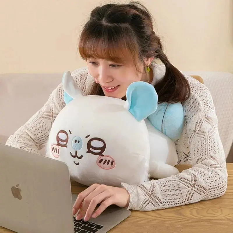 Hot Momonga Plush Pillow Cartoon Hachiware Soft Pillow Cute Usagi Plush Doll Ornament Anime Plush Gift for Girl Home Decoration