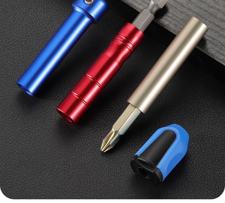 New cross-border blue hexagonal socket wrench, three-in-one multifunctional air screwdriver socket, manual tool with strong magnetic bit