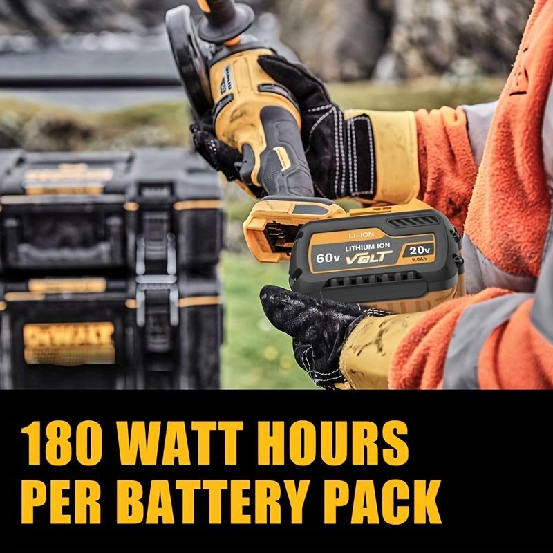 9000mAh For DEWALT FLEXVOLT 20V/60V MAX Lithium Ion Battery 9.0Ah DCB609 DCB606 DCB612 Compatible With DCB208 Fit 20V/60V MAX Cordless Power Tools