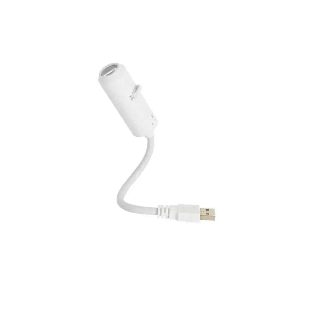 Galaxy Projection Night Light – A USB starry sky projector featuring high-definition projection slides and a flexible gooseneck design, perfect for bedroom ceiling decoration