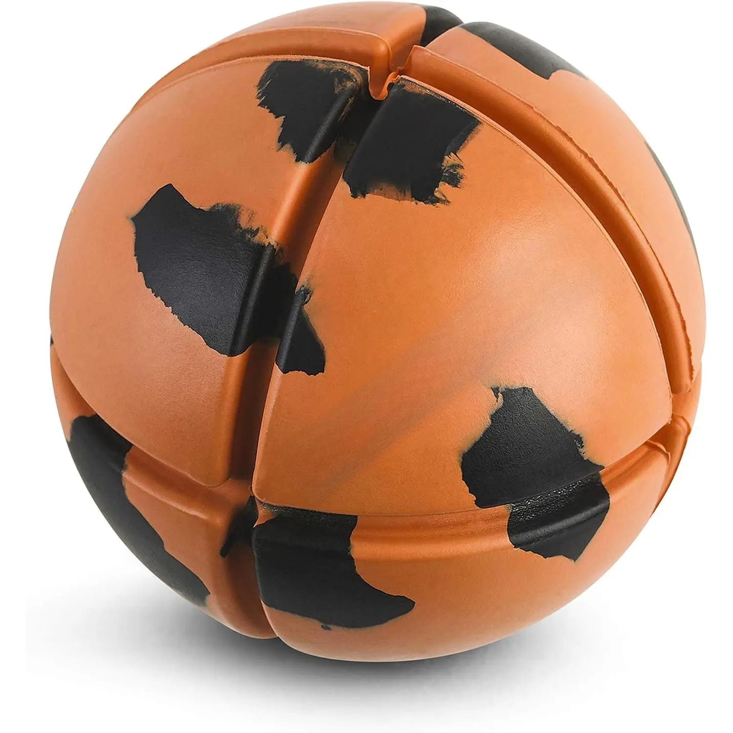– Virtually Indestructible Ball - Guaranteed   Toys for Aggressive Chewers Like Pit Bulls,  Shepherds, and Labs from 30-70 Pounds - Tough and Durable  Rubber - Orange