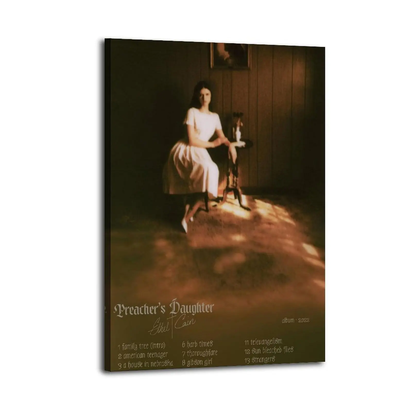 Ethel Cain Preacher's Daughter Canvas Prints | Bedroom Art | Bathroom Art | Trendy Wall Art | Funky Wall Art
