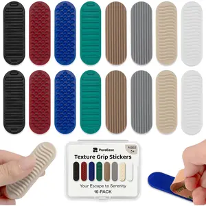 Textured Sensory Stickers for  & Adults - 16 count Adhesive Calm Strips for ,  &   - Quiet Fidget Toys for Work, Office, Desk,  Classroom  Haves & School Supplies