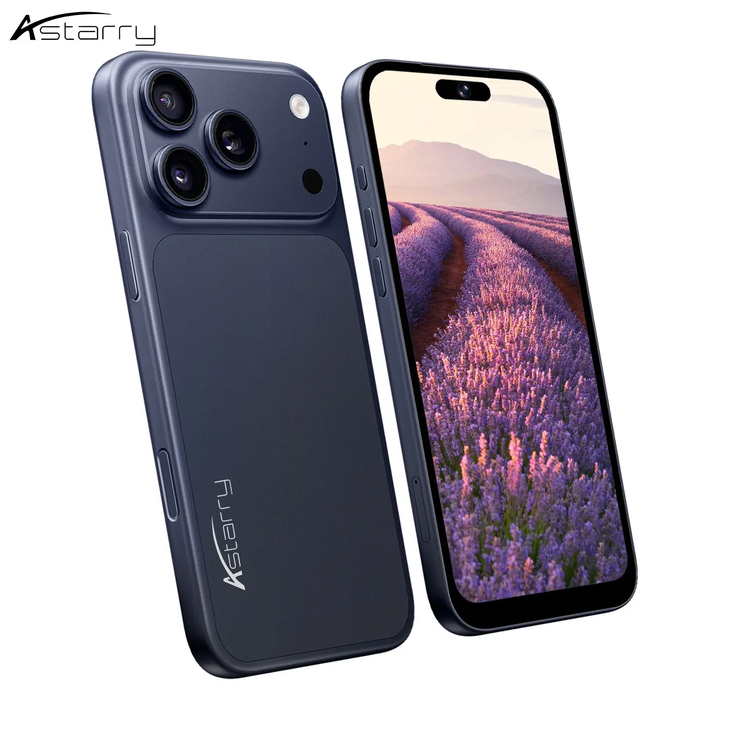 Astary-17Pro Max smartphone with 4G network, 3+32GB ROM, 5+13MP, 6.75-inch screen, 4100mAh MTK6762 processor, Android 12 fingerprint unlock, dual card dual standby entertainment phone