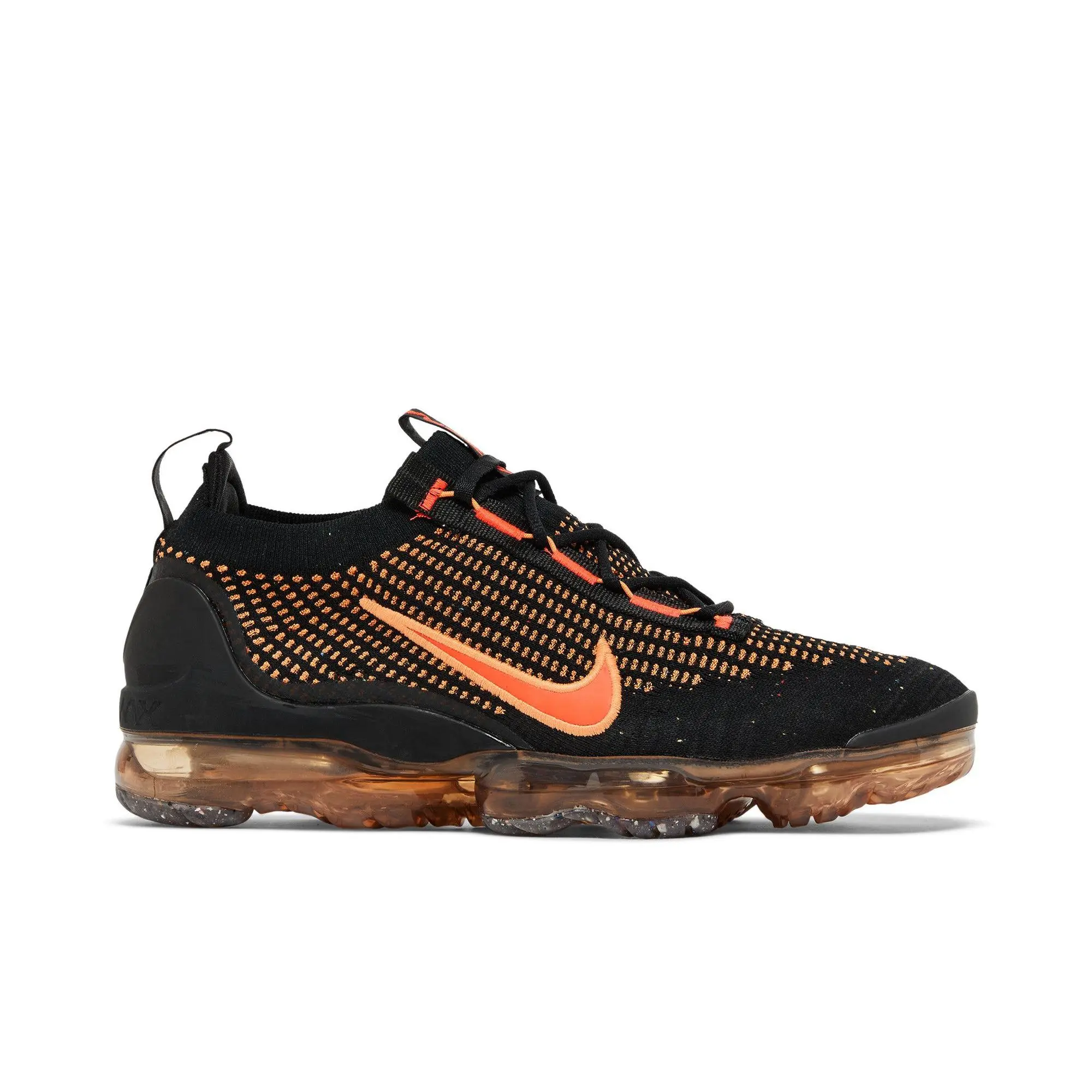 Nike Air VaporMax 2021 Flyknit 'Magma' (Unisex) Black/Orange Trance/Anthracite/Bright Crimson running shoes DQ3974 002
