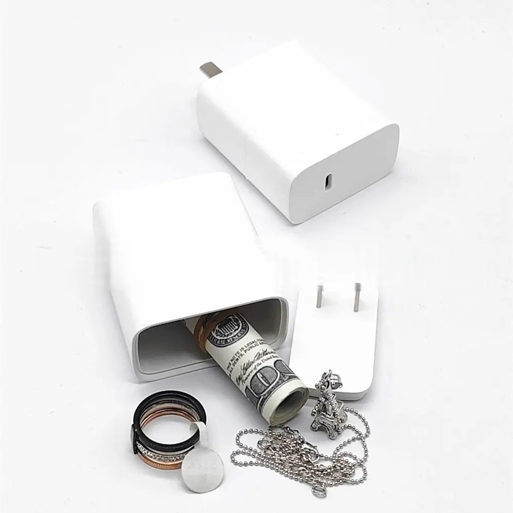 Hidden Charger Box, Secret Storage Container, Safe Hidden Compartment, Charging Cover, Concealed Safe, Money Box, Home Security Organizer