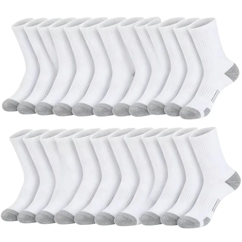 Men's Striped Print Crew Socks, Casual Comfortable Breathable Mid-calf Summer Socks for Daily Wear, Men's Socks for All Seasons, Socks Bulk, Socks Pairs