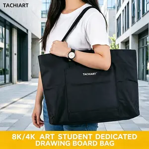 Tachiart Art Drawing Bag, Painting Tools, Drawing Board Storage Bag, Waterproof Canvas, Single-Shoulder Backpack, Ideal for Artists