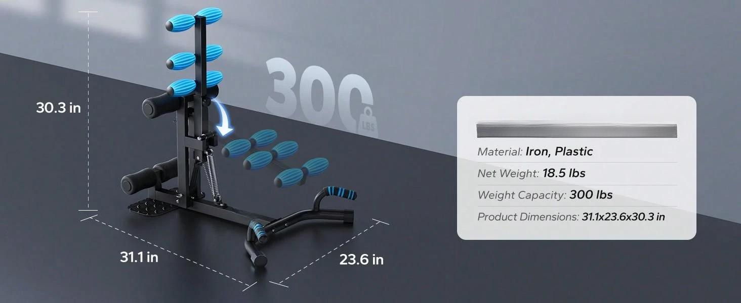 Deep Squat Machine for Women, Adjustable Glutes TrainerMachine, Core Leg Push Up Workout Machine for HomeGym, Leg Training Workout Equipment for Home Use, Giftfor Family