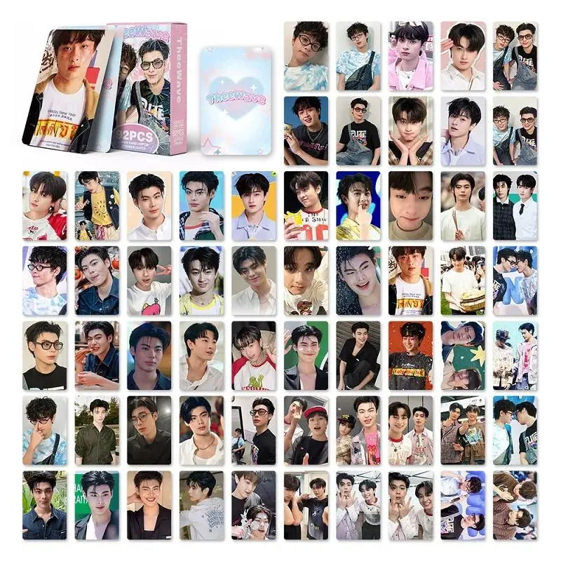 92Pcs/Set TheeWave Ice Paris Thee Thanapat Lomo Cards with Mini Stickers Thai Drama Star Photo Cards Fans Collection Gift