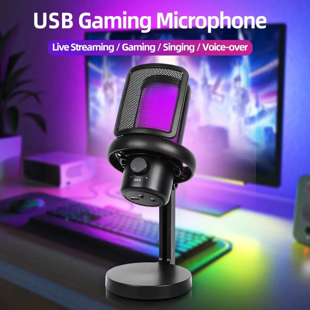 K-MYZS MV-3 Gaming Broadcast Microphone Professional Streaming Voice Chat Audio Equipment