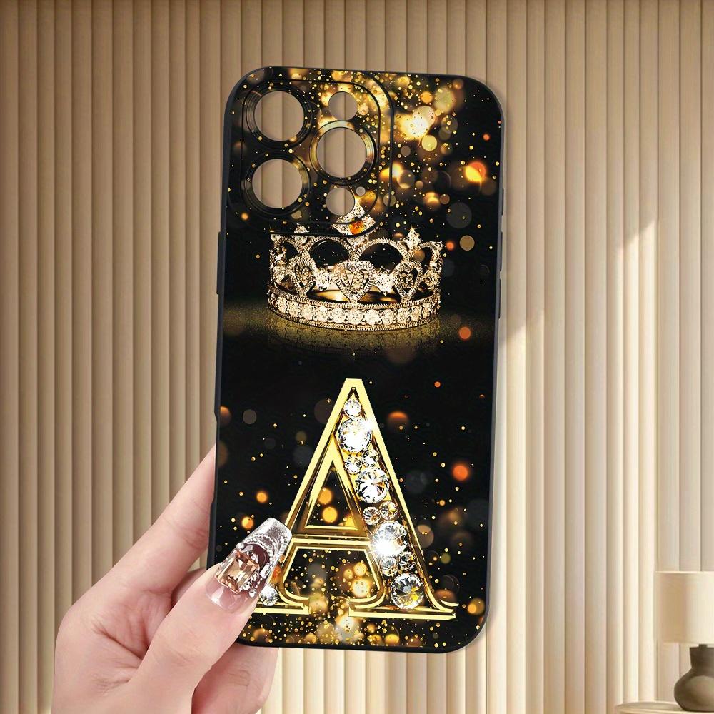 A creative letter A pattern phone case, TPU shockproof full protection case, suitable for iPhone 17/16/15/14/13/12/11 PRO MAX PLUS AIR E XS and PROMAX MINI, an ideal gift for friends and family, MS2361