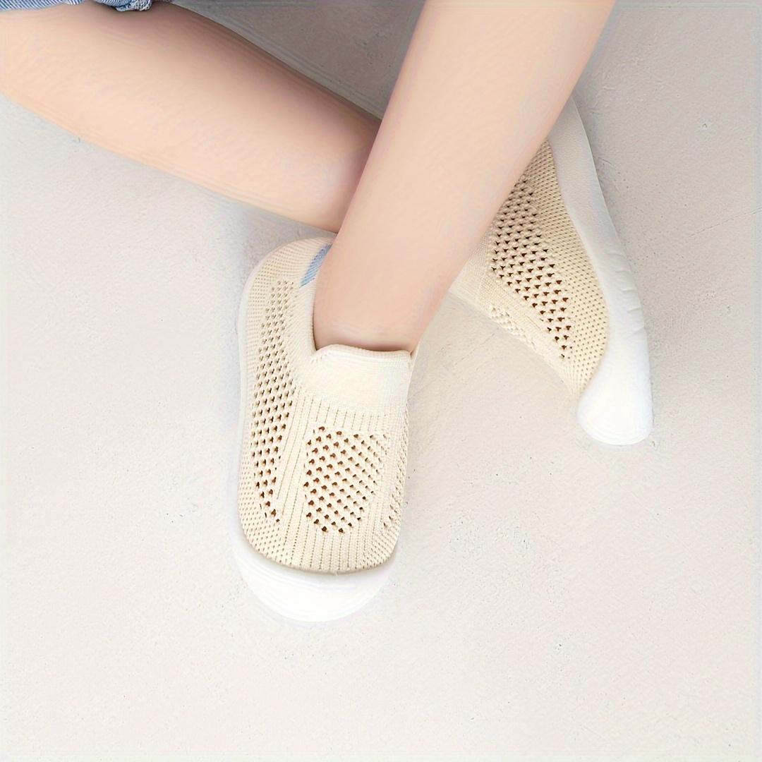New(New)A Pair of Fashionable Breathable Mesh Solid Color Baby Walking Shoes, New Summer 2026 Style with Soft Anti-Slip Sole, 0-24 Months Slip On Toddler Training Shoes in Multiple Colors