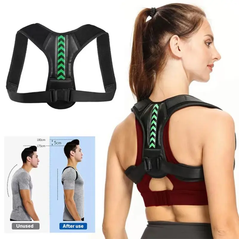 Elastic Shoulder Strap for Men and Women, Posture Support Band, Back Straightener for Bench Press, Training, Push-Ups, Chest Alignment, Back Correction, Shoulder Posture Brace, Shoulder Back Aligner, Anti Hunchback