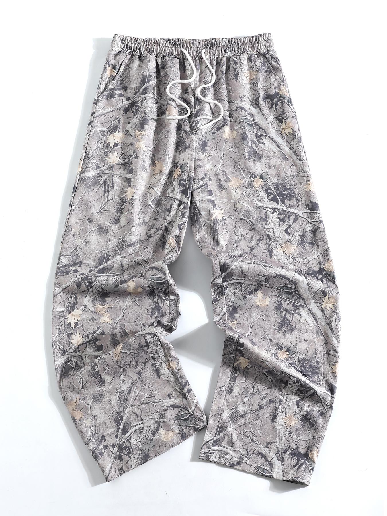 Women's Camo Print Sweatpants, Knit Casual Comfy Jogger Pants for Daily Wear, Ladies Bottoms for Summer, Trouser