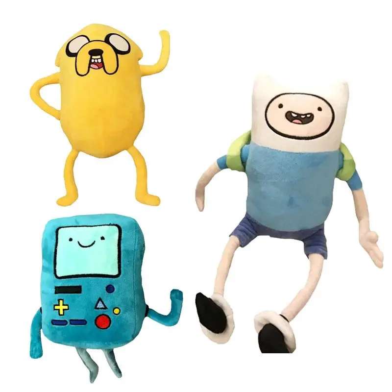 2026 Hot selling toys 28-42cm Adventure Time Unisex Plush Toys - Finn, Jake, Penguin Dolls with Plush Fill, Soft Stuffed Animals, No Extra Accessories, Kids Birthday Gifts, Party Decorations Internet-famous toy
