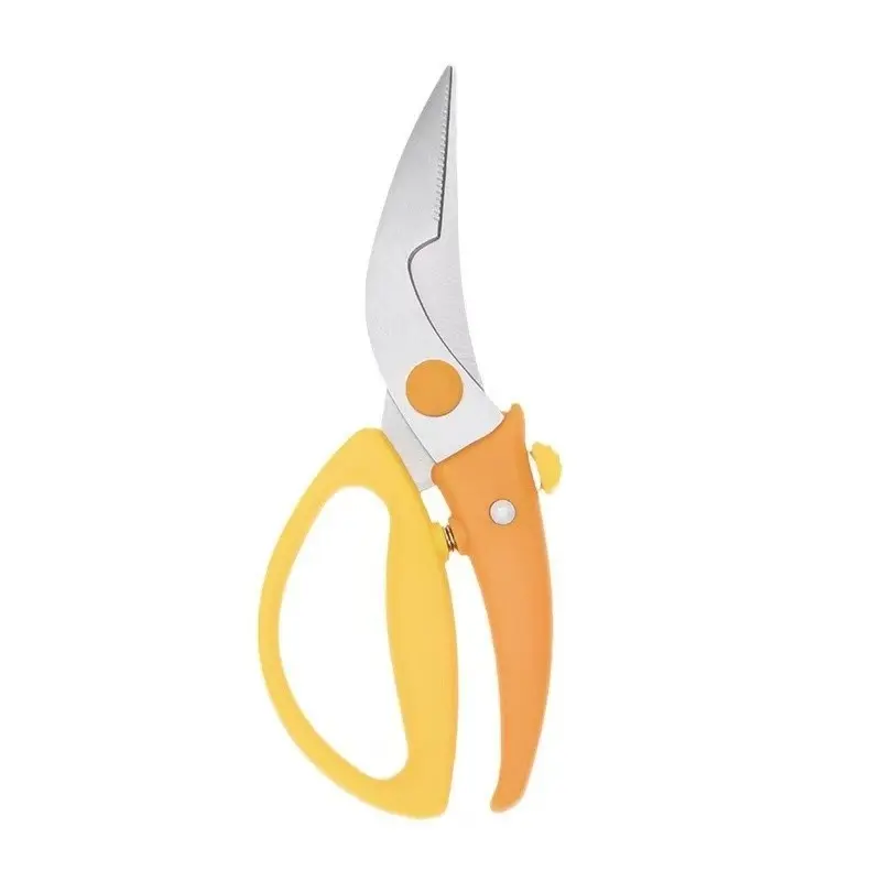 Multi-Functional Kitchen Scissors, Strong Chicken Bone Cutter, Stainless Steel, Durable and Versatile, Ideal for Cooking and Food Prep, Heavy Duty Scissor