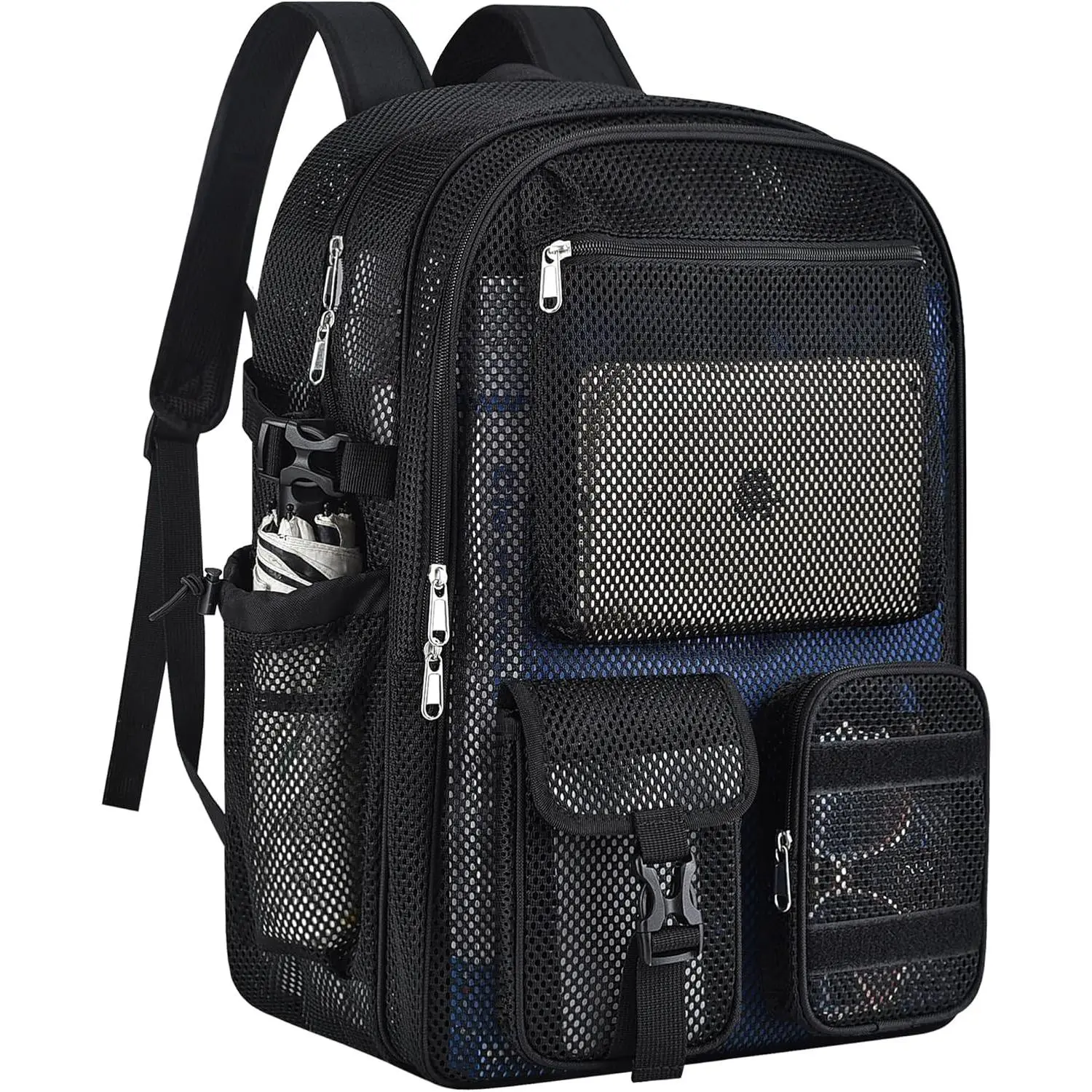 Mesh Backpack for School, 36L Large Heavy Duty Mesh Backpacks for Adults Girls Boys Kids with Inner Laptop Compartment, Mesh Schoolbag for Outdoor Hiking BeachGift